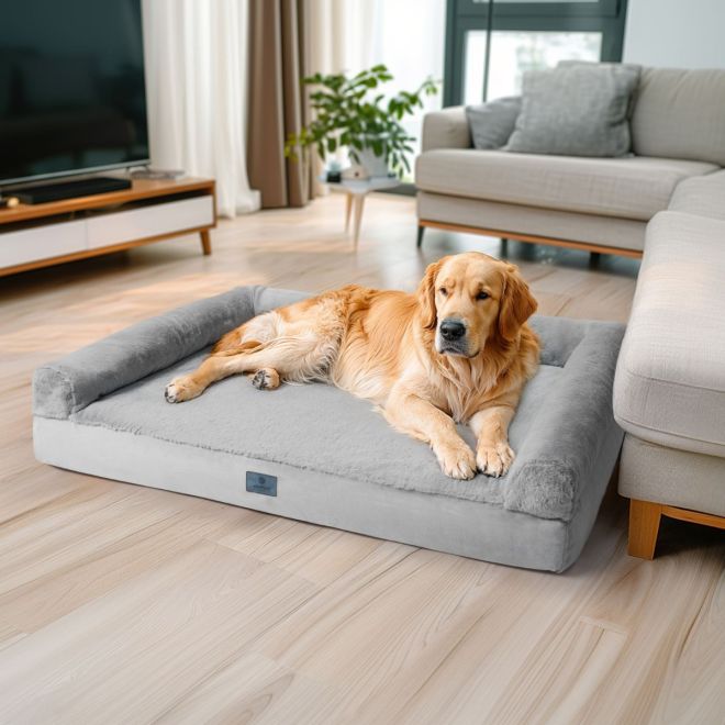 Veehoo Comfy Couch Orthopedic Bolster Dog Sofa Bed Beds & Condos image1